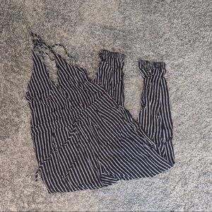 Halter/jogger jumpsuit